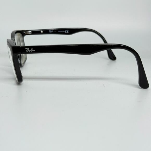 RAY-BAN Eyeglasses RB 5279 2000 55-18 145 Black Square Frames H17887 - Picture 2 of 8